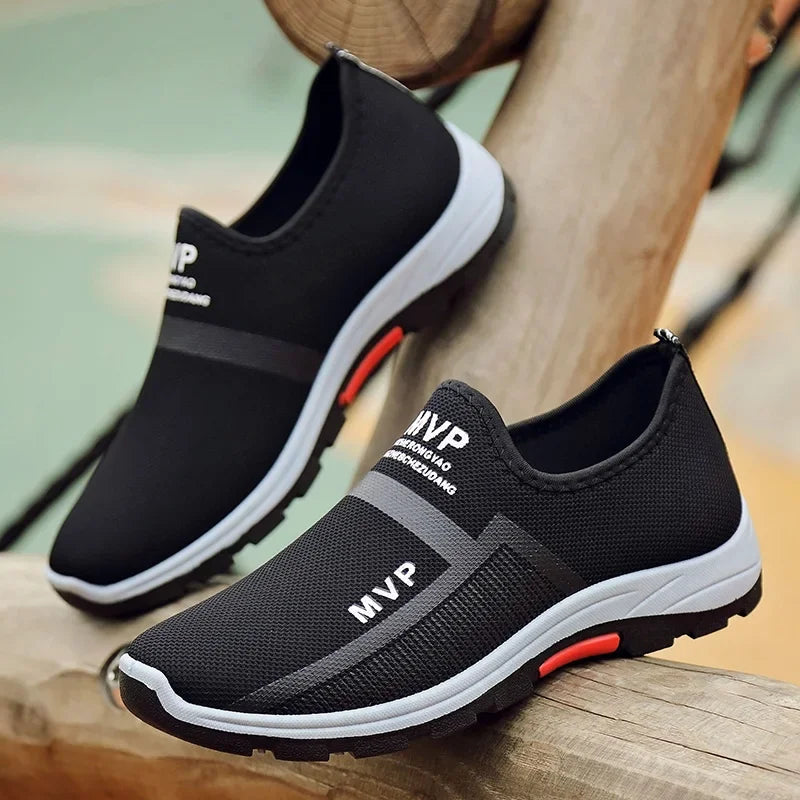 "2024 Men's Breathable Slip-On Casual Sneakers – Sizes 38-46"