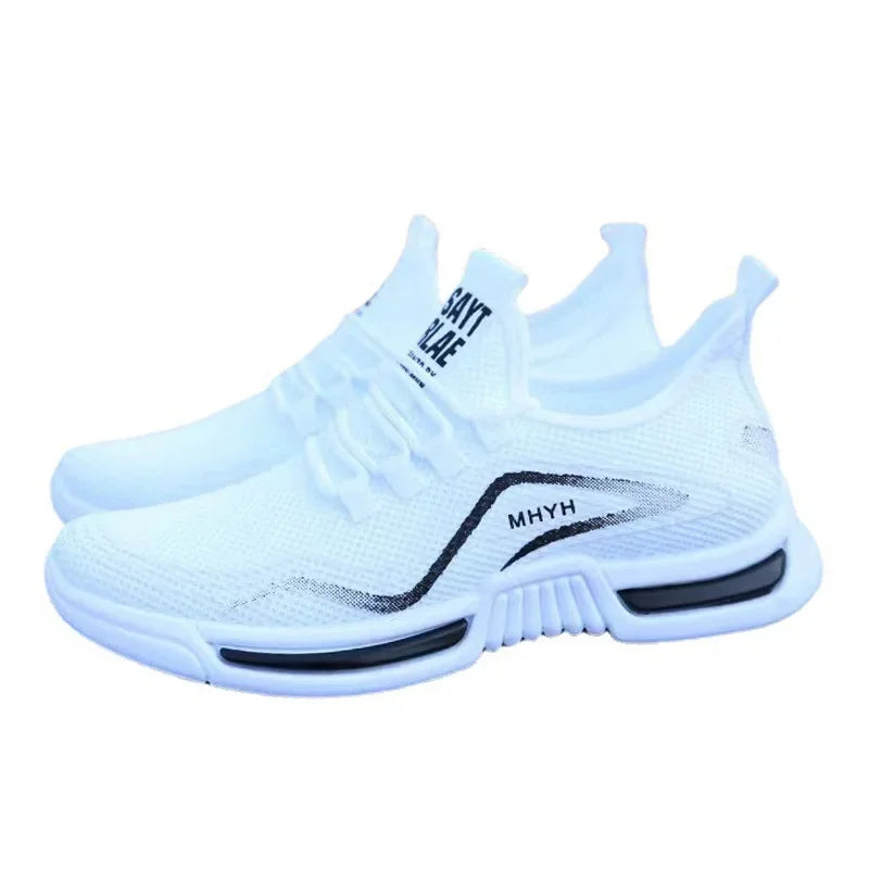 Men's Slip-On Fashion Sneakers, Breathable Sport & Running Shoes