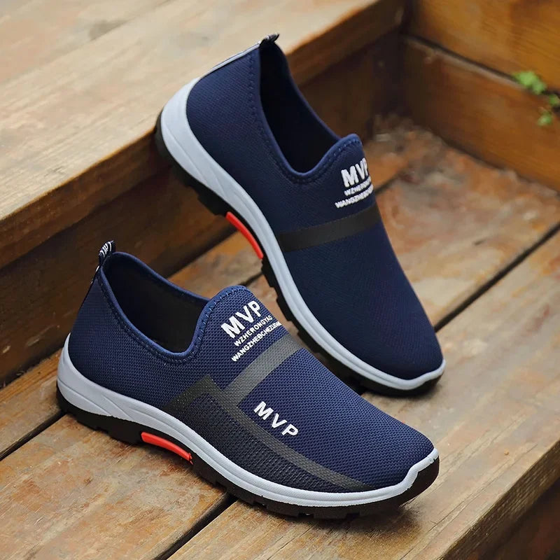 "2024 Men's Breathable Slip-On Casual Sneakers – Sizes 38-46"